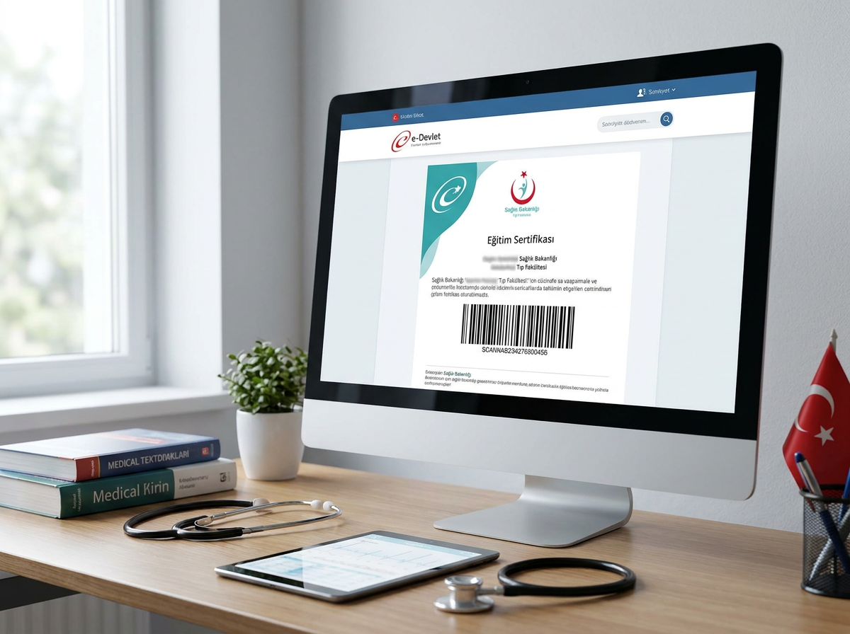 e-Devlet üzerinden gıda hijyen belgesi sorgulama ekranı