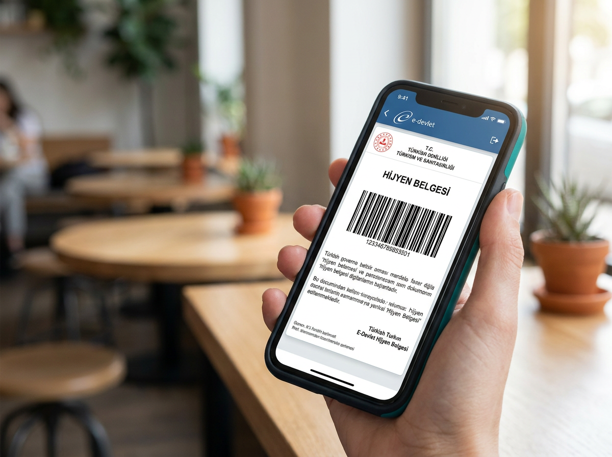 E-Devlet hijyen belgesi sorgulama ekranı