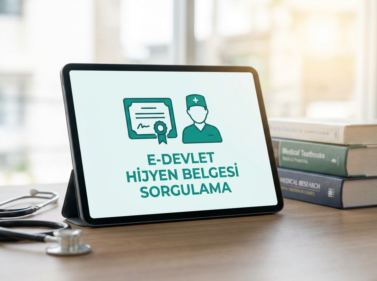 e-Devlet hijyen belgesi sorgulama ekranı ve barkodlu sertifika doğrulama