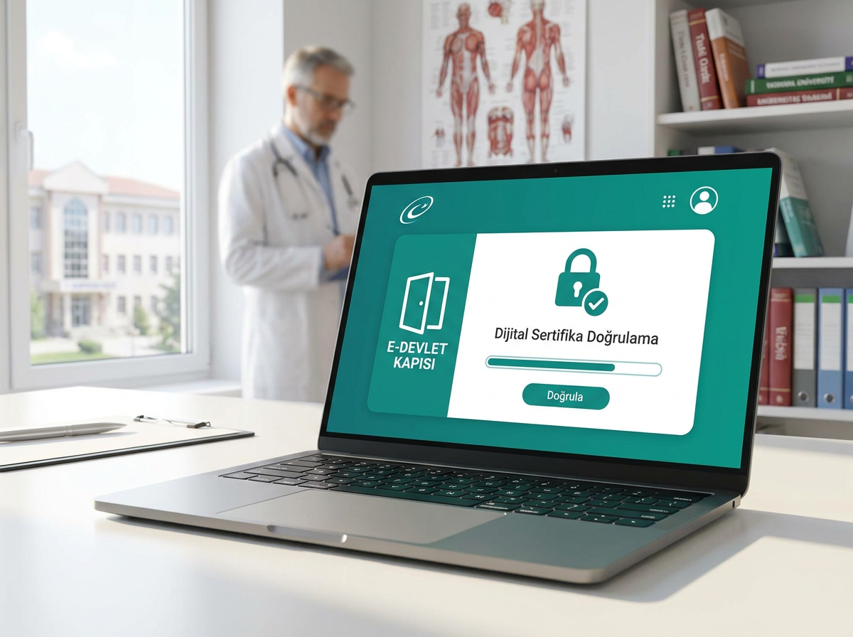 E-Devlet üzerinden hijyen belgesi sorgulama ekranı