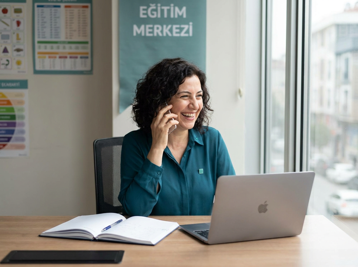 Hijyenkursu.net müşteri temsilcisi ve işletme sahibi görüşmesi