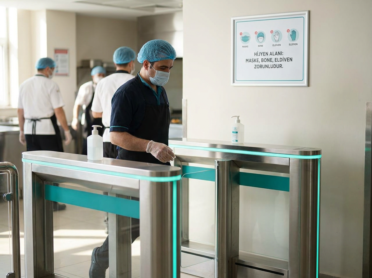 Gıda işletmelerinde personel hijyen bariyeri ve KKD kullanımı